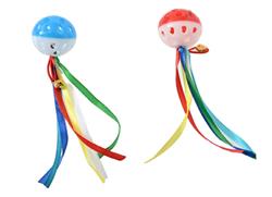 Max & Marlow Ball with Ribbon Assorted Cat Value Toys Display 24ea/24Pc