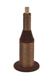 Max & Marlow Apple Novelty Cat Scratcher Wine Bottle, 1ea