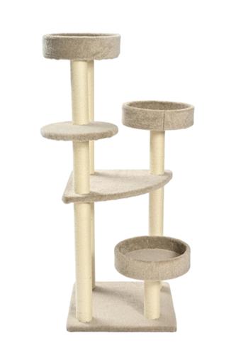 Max & Marlow Multi Level Carpet Cat Tower 1ea/51 in.