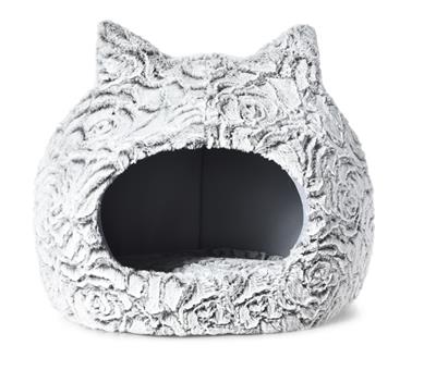 Max & Marlow Cat Dome w/ Ears Gray, 1ea