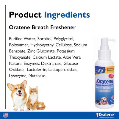 Zymox Oratene Breath Freshener - 4 oz. bottle