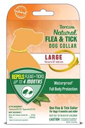 TropiClean Natural Flea & Tick Repellent Dog Collar 1ea/LG