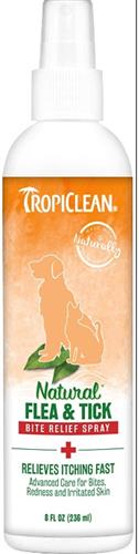 TropiClean Natural Flea & Tick Bite Relief Spray 1ea/8 fl oz