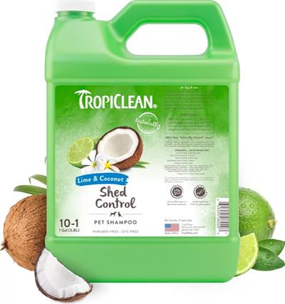 TropiClean Lime & Coconut Shed Control Shampoo for Pets 1ea/1 gal
