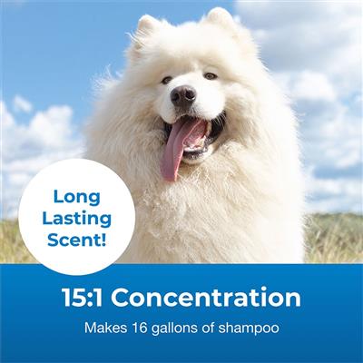 Fresh 'n Clean Snowy-Coat Whitening Shampoo 15:1 Concentrate, Vanilla Scent