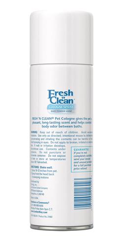 Fresh 'n Clean Cologne Spray, Baby Powder Scent, 6 oz.