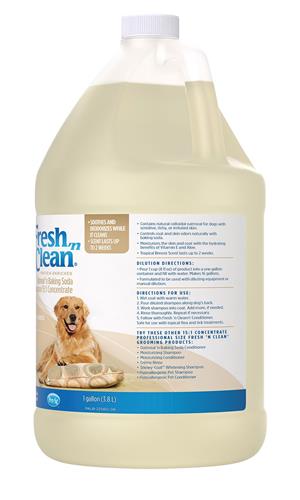 Fresh 'n Clean Oatmeal ’n Baking Soda Shampoo 15:1 Concentrate, Tropical Breeze Scent