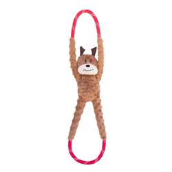Zippypaws Holiday Ropetugz Reindeer Brown Large