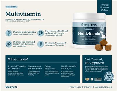 Multivitamin - Soft Chews for Dogs - 30ct