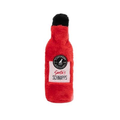 Zippypaws Holiday Crusherz Schnapps Red/Black Medium