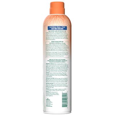 TropiClean Natural* Flea + Tick Dog + Home Easy Mist Spray, 14oz