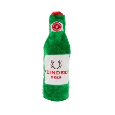 Zippypaws Holiday Crusherz Reindeer Beer Green/Red Medium