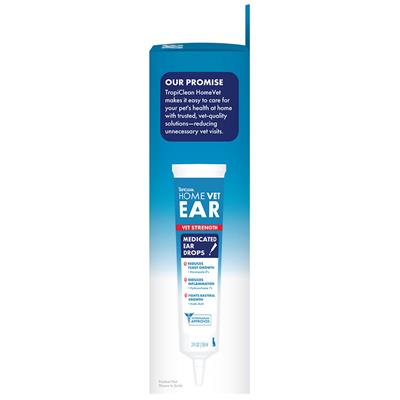 HomeVet Medicated Ear Drops, 2oz