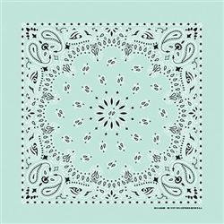 BANDANNA Paisley Mint 12pk
