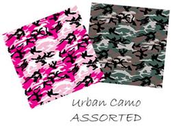 BANDANNA Urban Camo Assorted 12pk