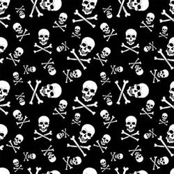BANDANNA Skull and Crossbones 12pk