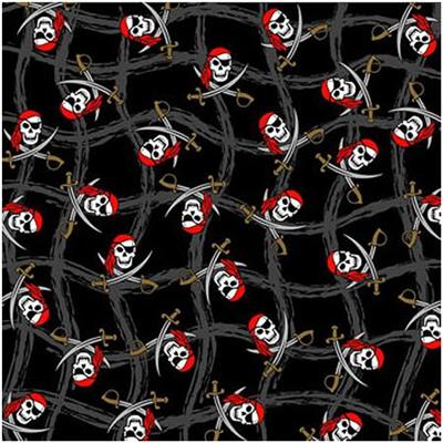 BANDANNA Ghost Pirate 12pk