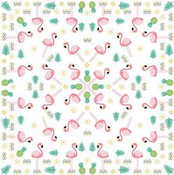 BANDANNA Flamingo 12pk