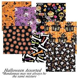 BANDANNA Halloween Assorted 12pk