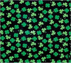 BANDANNA Shamrocks Black 12pk