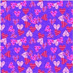 BANDANNA Plaid Polka Dot Heart 12pk