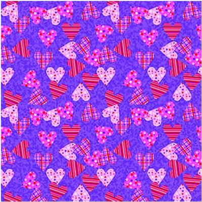 BANDANNA Plaid Polka Dot Heart 12pk