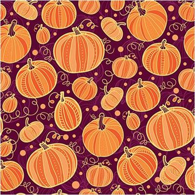 BANDANNA Dancing Pumpkins 12pk