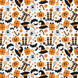 BANDANNA Halloween Witches & Hats 12pk