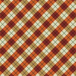 BANDANNA Fall Plaid 12pk