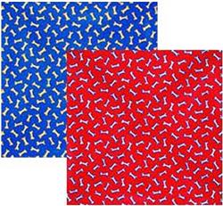 BANDANNA Tossed Bones Assorted 12pk