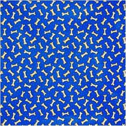 BANDANNA Tossed Bones Royal 12pk