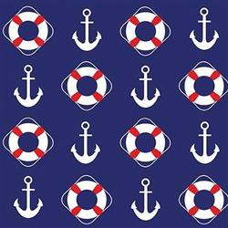 BANDANNA Life Saver & Anchors 12pk