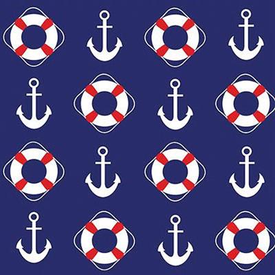 BANDANNA Life Saver & Anchors 12pk