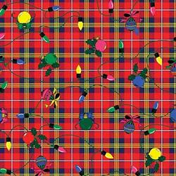 BANDANNA Christmas Plaid 12pk