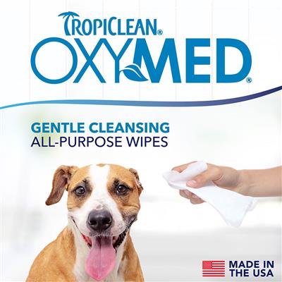 TropiClean OxyMed Medicated Anti-ItcTropiClean OxyMed Soothing Relief Wipes for Pets, 50cth Shampoo for Pets, 20oz - COPY