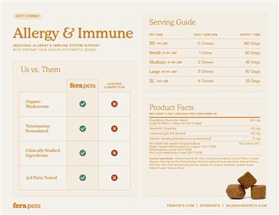 Allergy & Immune Soft Chews for Dogs - 30ct