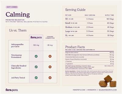 Calming Soft Chews for Dogs - 30ct