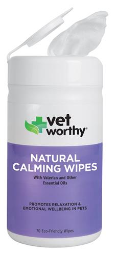 Vet Worthy Pet Remedy Calming Wipes 70ct.