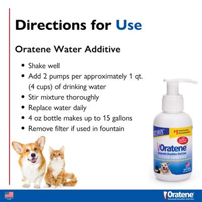 Zymox Oratene Water Additive - 4 oz. bottle
