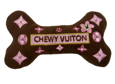 Chewy Vuiton Brown Blossom Bone