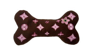 Chewy Vuiton Brown Blossom Bone