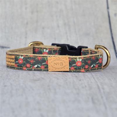 Crimson Bloom Collar, Lead & Harness