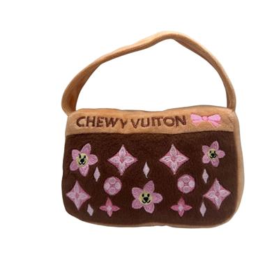 Chewy Vuiton Brown Blossom Purse
