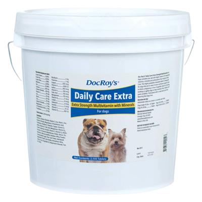 Daily Care Extra Canine 2500ct by Doc Roy's