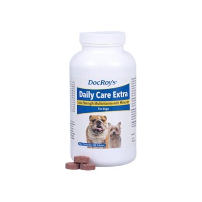 Daily Care Extra Canine 180ct by Doc Roy's