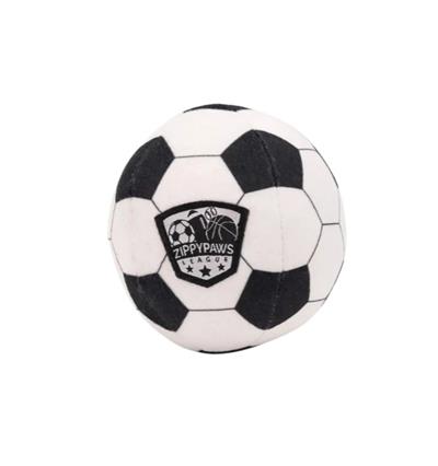 Zippypaws Sportsballz Soccer Black/White Large