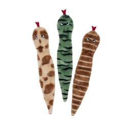Zippypaws Skinny Peltz Desert Snakes Mix Assorted Large - 3 Pk