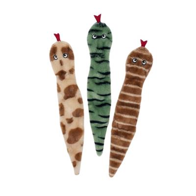 Zippypaws Skinny Peltz Desert Snakes Mix Assorted Large - 3 Pk