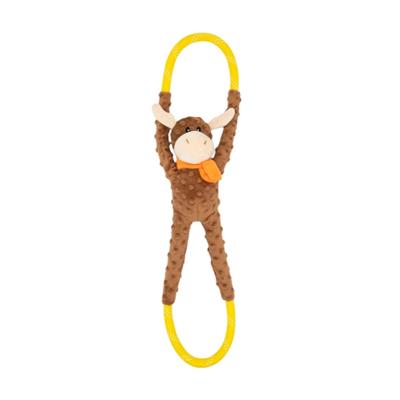 Zippypaws Ropetugz Moose Brown Large