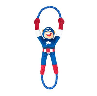 Zippypaws Marvel Ropetugz Captain America